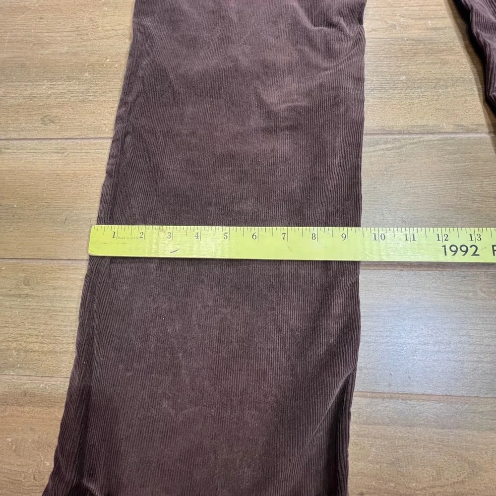 Polo Ralph Lauren Dungarees Mens Corduroy Straight Leg Pants Brown 38x32 vintage